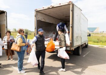 Тысяча семей Астаны получают на Курбан айт продуктовые наборы от Qazaq Oil