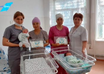 Почти 1,5 тысячи новорожденных получили подарки от Национального Олимпийского комитета