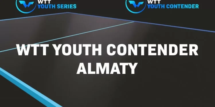 Алматы примет международный юношеский турнир по настольному теннису «WTT Youth Contender Almaty»