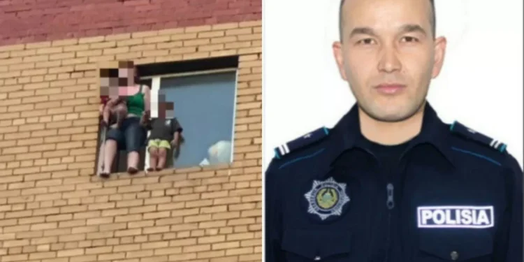 Полицейские Астаны спасли от суицида женщину с двумя детьми