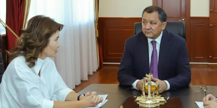 Глава Halyk встретилась с руководством Мангистауской области