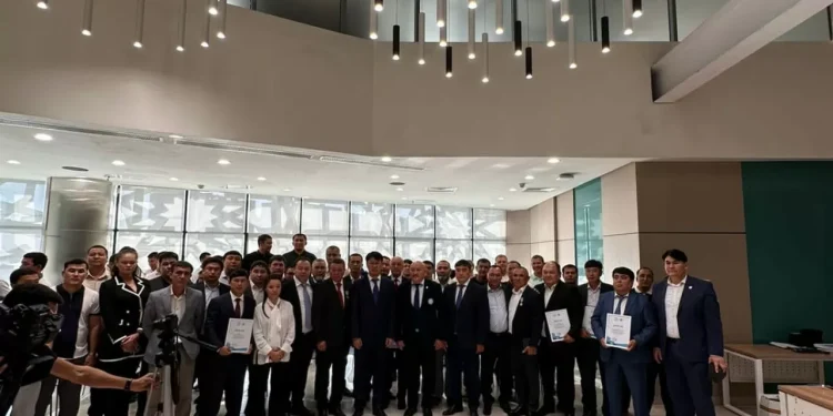 НОК РК отметил в Туркестанской области юбилей Олимпийского движения