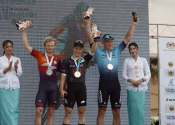 Бронзу выиграл велогонщик Astana Qazaqstan Team Глеб Сырица на этапе «Тур де Лангкави»