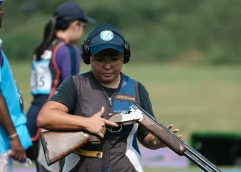 Первое золото Азиады принесла Казахстану женская команда по стендовой стрельбе