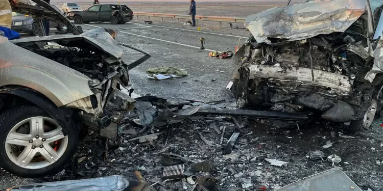 Три человека погибли в аварии в Актюбинской области