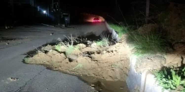 В Алматы сошла оплывина