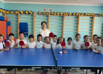 Секции настольного тенниса открылись в детских садах Астаны