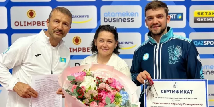 Федерация настольного тенниса Казахстана подарила квартиру Кириллу Герасименко