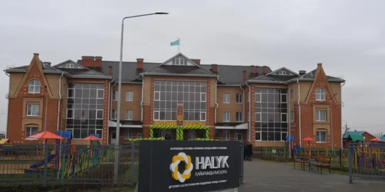 Новый детский сад на 280 мест распахнул свои двери в Аулиеколе при поддержке фонда Halyk