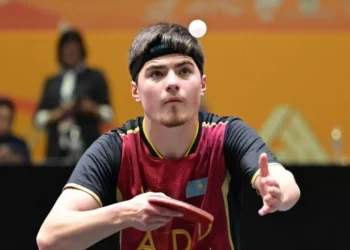 Настольный теннис: как Алан Курмангалиев выступил на молодежном ЧМ