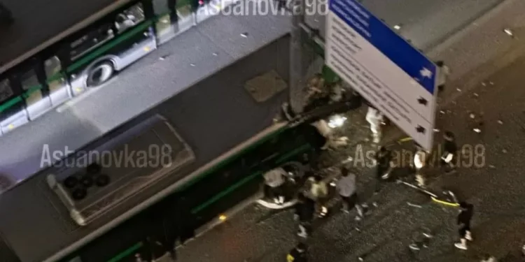 ДТП с участием пассажирского автобуса произошло в Астане