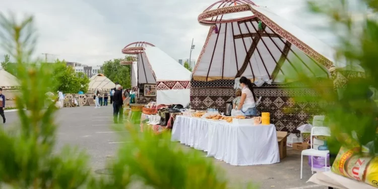 В Астане открылся этноаул JETI QAZYNA