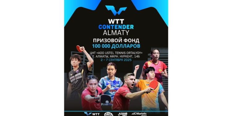 Казахстан в четвертый раз примет престижный международный турнир «WTT Contender Almaty»