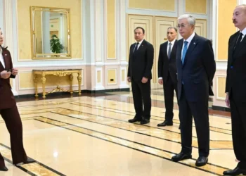 Токаеву и Алиеву презентовали проект «Развитие Среднего коридора»