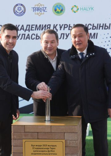 В Таразе началось строительство современной футбольной академии