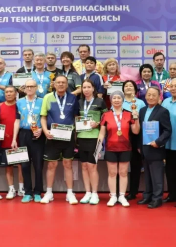 Казахстан и Кыргызстан выявили лучших на открытом турнире по настольному теннису