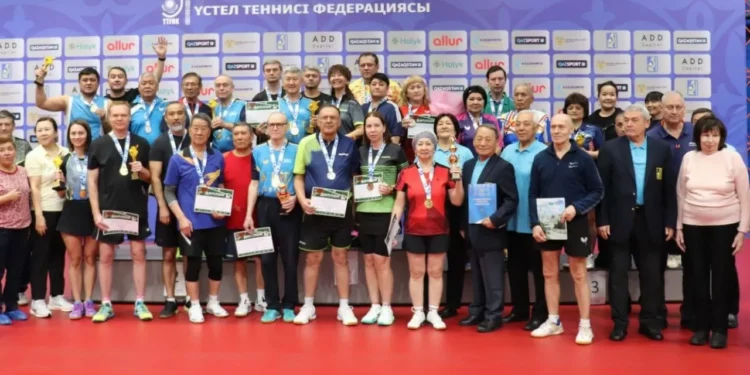 Казахстан и Кыргызстан выявили лучших на открытом турнире по настольному теннису